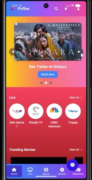 Poffee - Live TV App